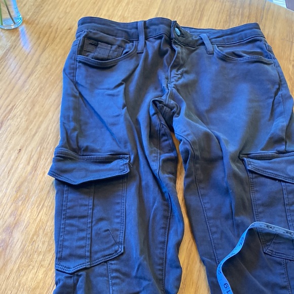 Joe’s Skinny Jeans, Stretch, Cargo Side Pockets, Charcoal Color, Sz. 27. - Picture 7 of 8